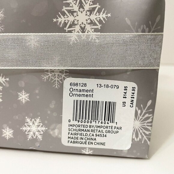 Schurman Retail Group Gingerbread Man Glass Ornament Flaws to Box - Picture 10 of 16